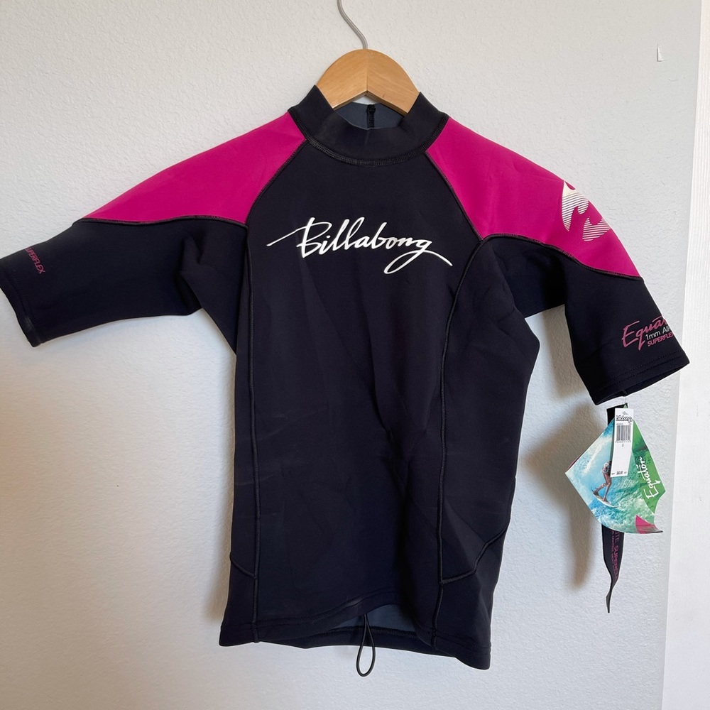 Women’s billabong wetsuit top rash guard 🌊🏄🏽🌊🏊🏼‍♀️
